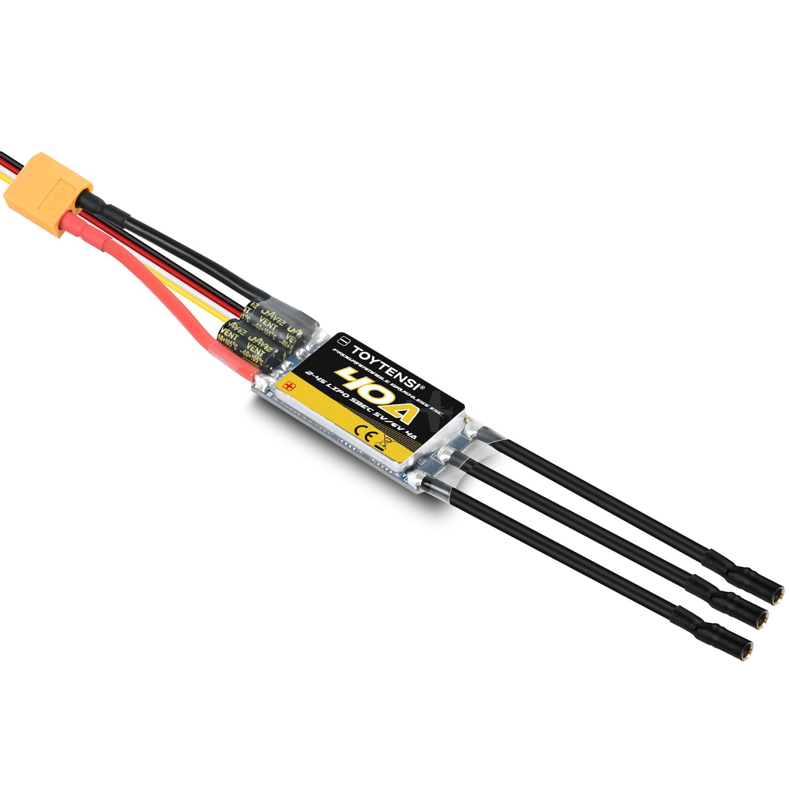 Amazon | TOYTENSI 40A 2-4S RC ブラシレスモーター ESC RC飛行機用